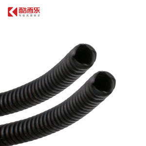 Tuyau ondulé en PVC Kuailiye 100m noir, conduit de protection flexible pour câbles électriques, usage général - Product Image 4