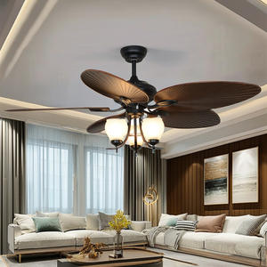 Luz de ventilador de techo de 56 pulgadas, 3 lámparas, diseño retro innovador, decoración de hotel, control remoto, candelabro de luz de ventilador ABS - Product Image 3