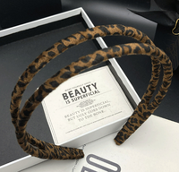 Französisches Leoparden-Haarband für Damen, Neues Einfaches Schmales Haarband, Haarschmuck zum Waschen der Haare, Stirnband für Abschlussfeier, Hochzeit, Schulanfang