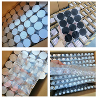 Boîte de rangement en PET transparent sans BPA, pot en plastique à large ouverture pour aliments, collations, bijoux, artisanat, petits articles, emballage