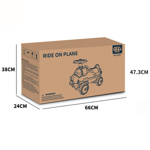 Patinete Deslizante de Plástico con 4 Ruedas para Niños, Juguete Montable, Coche Columpio para Bebés con Volante para Niños - Product Image 5