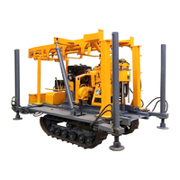 Foreuse de roche minière Machine de forage 200m Machine de forage portable hydraulique sur chenilles