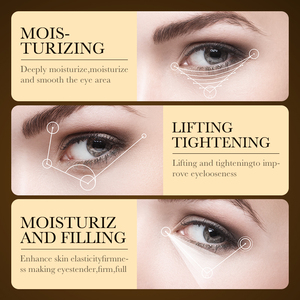 Crema de Ojos ZOZU OEM ODM con Ácido Hialurónico y Oro de <span class=keywords><strong>24k</strong></span>, Hidratante, Antiarrugas, la Mejor para las Ojeras - Product Image 5