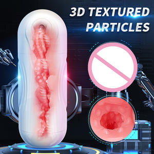 スマート振動加熱自動吸引バイブレーターオナニーカップ男性用電動セックストイモデルYQ-D33大人用 - Product Image 3