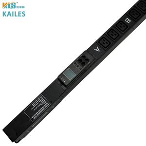 KAILES(KLS) Medição PDU Série 48A 3 Fases AC PDU 9 Bit C19 + 1GBFive soquete liso Equipado com 485 Interface de Rede - Product Image 4