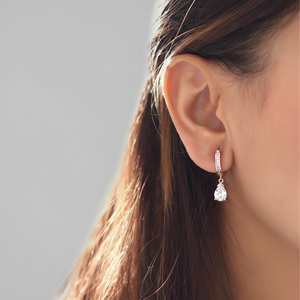 Pendientes de Plata de Ley 925 con Piedras Colgantes de Turquía - Product Image 2