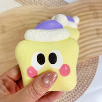 Jouet Squishy Étoile Mignonne en Gros, Matériau PU, Rebond Lent, Doux, Extensible, Réaliste, Anti-Stress