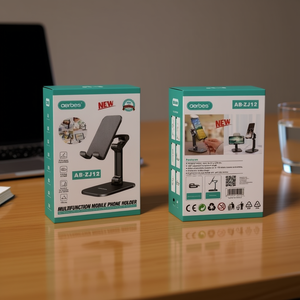 Soporte Universal para Teléfono Móvil de Plástico ABS Multifuncional Aerbes -ZJ12, Soporte Ajustable para Escritorio - Product Image 2