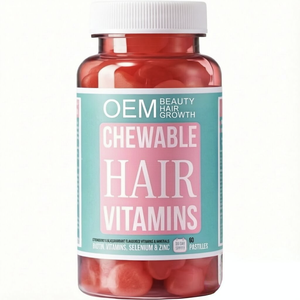 Bonbons gélifiés pour cheveux, peau et ongles, vitamines pour adultes, bonbons gélifiés, non destinés aux femmes enceintes - Product Image 1