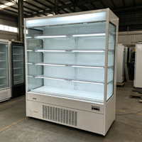 Réfrigérateur multi-étagères, refroidisseur sans givre, à brancher, à technologie Inverter, boîte à lunch, vitrine de jus frais pour supermarché