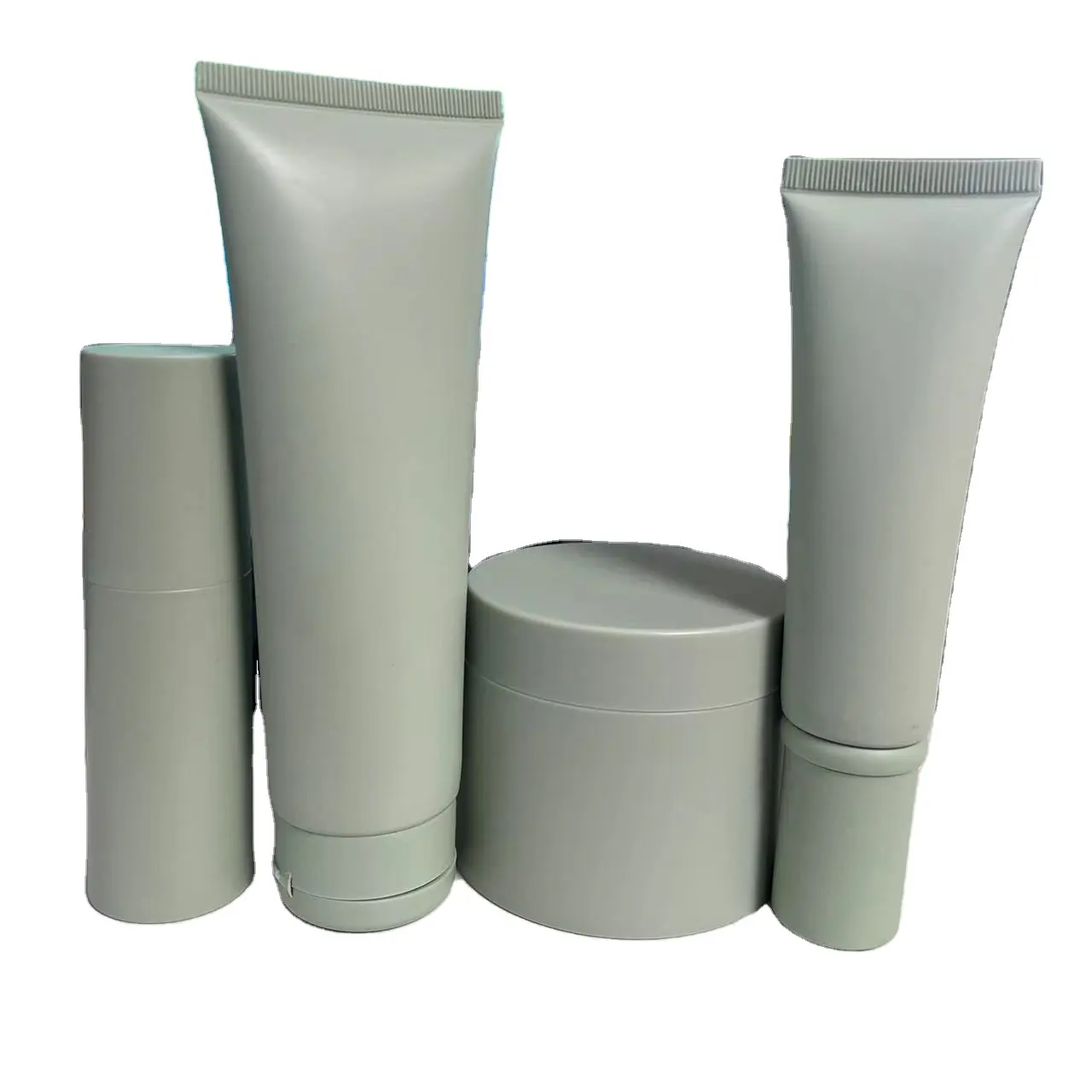 30ml Matte Green Sun Cream/Facial Cleanser Soft Container Tube For Skincare Squeeze Packaging Plastic PE Cosmetic Tube