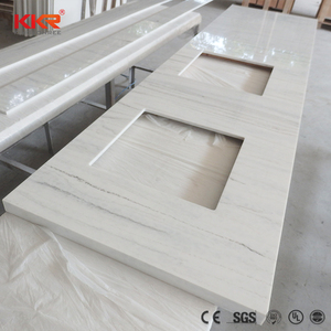 Prefabricada piedra sintética superficie sólida de piedra de cuarzo encimeras de cocina - Product Image 1
