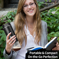 Cafetera Portátil de Cápsulas, Recargable por USB C, Bomba de 20 Bares, Calentamiento Rápido, Ligera, para Viajes, Oficina y Hogar