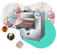 Nouvel Équipement de Boulangerie Haute Efficacité, Ligne de Production de Cupcakes et Biscuits, Équipement Automatique de Fouettage de Crème à Buse pour Œufs, Facile à Utiliser