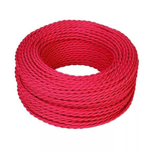 2 cables de color Vintage Twist tela trenzada <span class=keywords><strong>Cable</strong></span> de luz <span class=keywords><strong>Cable</strong></span> eléctrico <span class=keywords><strong>textil</strong></span> - Product Image 3