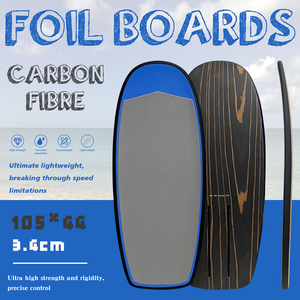 Tabla de Surf SUP de Fibra de Carbono Ligera 16L 18L con Bomba, Hydrofoil, Tabla de Foil para Surf y Saltos, Compra Integral Pump105 Fibra de Carbono - Product Image 4