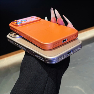 Coque de téléphone magnétique de luxe AG mate à dissipation thermique pour iPhone 17 16 15 14 13 Pro Max avec protection d'objectif et pare-chocs - Product Image 5