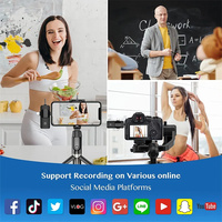 Microphone cravate sans fil 3 en 1 K15, mini microphone pour iPhone, Android, diffusion en direct, jeux, interview, vlog, caméra, téléphone