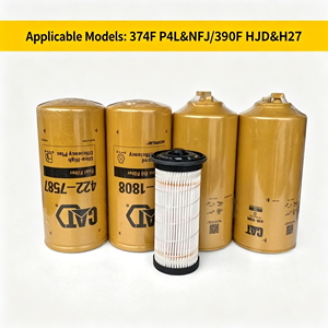 Kit Completo de Filtros, Separador de Agua y Combustible, Filtro de Retorno para Excavadora 374F 390F <span class=keywords><strong>P4L</strong></span> NFJ390F HJD H27, 1 Año de Garantía - Product Image 4