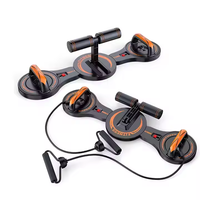 ZJFIT Planche d'entraînement pour pompes, équipement portable pour l'entraînement des muscles pectoraux et abdominal, roue abdominale pour sit-ups