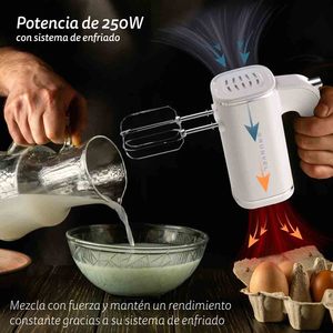 Frullatore a immersione Runkel 250W 5 velocità con fruste per impastare e mescolare - Product Image 2