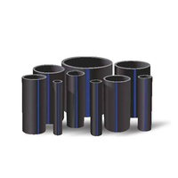 Tuyau droit en HDPE DN90 DN125 DN180 pour la construction