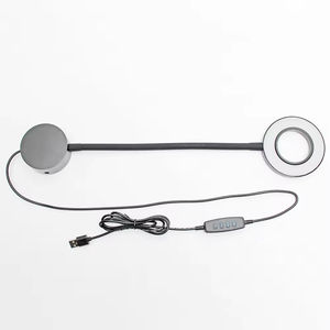 Lampe de lecture LED moderne en métal pour la protection des yeux, murale, flexible, pour bureau, chevet, étude, 5W, trois couleurs, gradation, interrupteur USB rapide - Product Image 4