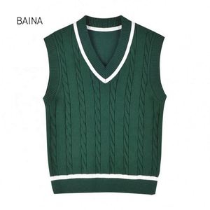 In Stock New Undershirt Fall Winter V-Neck Boys and Girls Pullover Knit <b>Sweater</b> Casual <b>Vest</b> - Product Image 6