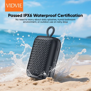 VIDVIE Loa di động ngoài trời Hifi 10W Loa âm trầm lớn âm thanh nổi hai kênh hộp âm thanh <span class=keywords><strong>mini</strong></span> Loa chống nước tiệc tùng BT không dây TWS - Product Image 3