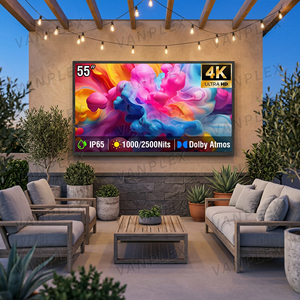 Téléviseur intelligent WebOS 4K UHD pour extérieur, résistant aux intempéries, IP65, 1000 nits, taille personnalisable, HDMI, USB 3.0 - Product Image 1