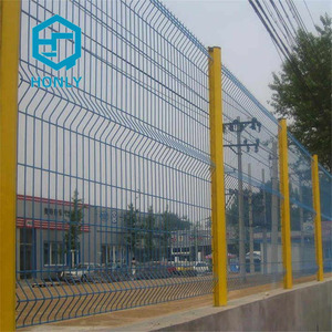 Galvanized Iron Wire <strong>Mesh</strong> Fence Panels Curved Welded Wire <strong>Mesh</strong> with Metal Frame Versatile Outdoor <strong>Security</strong> Barrier - Product Image 1