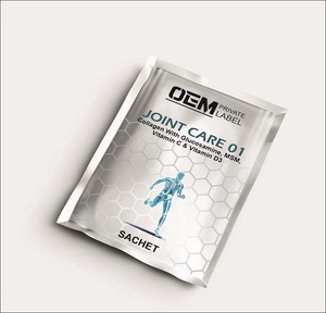 Bolsita de cuidado de las articulaciones con péptido de colágeno Sulfato de glucosamina Cloruro de potasio metil sulfonil metano vitamina C vitamina D3 - Product Image 3