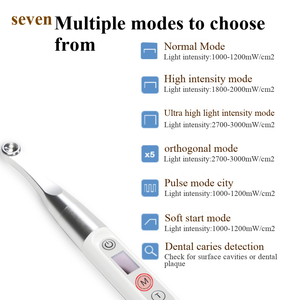 Lampe de photopolymérisation LED UV 2-en-1 rechargeable pour dentisterie, détection des caries dentaires, double usage - Product Image 5