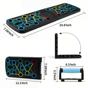 Tabla de Flexiones Plegable Multifuncional Portátil y Económica para Ejercicios en Casa, para Hombres y Mujeres - Product Image 4
