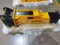 Brise-roche hydraulique SB43 pour excavatrices de 5 à 12 tonnes, poids 356 kg, garantie 1 an