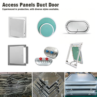 Porte d'accès universelle en aluminium étanche avec serrure à came