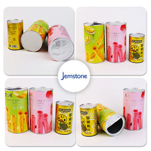 Venta al por mayor de China, materiales ecológicos, latas redondas de papel, embalaje artesanal, tubo de papel de cartón Kraft - Product Image 6