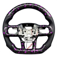 Volant personnalisé en fibre de carbone véritable pour For/d Mustang GT 2024 2025 S650 Dark Horse EcoBoost Premium Performance