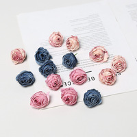 Moderne Klassische Seiden-Kunstblumen mit Verbrannten Kanten Rosenknospen DIY Handgefertigte Umweltfreundliche Blumenarrangements YUNJIN