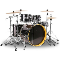 Batterie de jazz professionnelle 5 fûts 4 cymbales, vente en gros directe usine - Support double couche, grande pédale avec tabouret, robuste