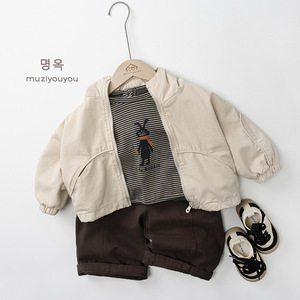 Nouvelle collection Printemps 2026 : Veste décontractée style coréen pour bébés et enfants (garçons et filles), teinte et imprimée, haut de gamme tendance - Product Image 3