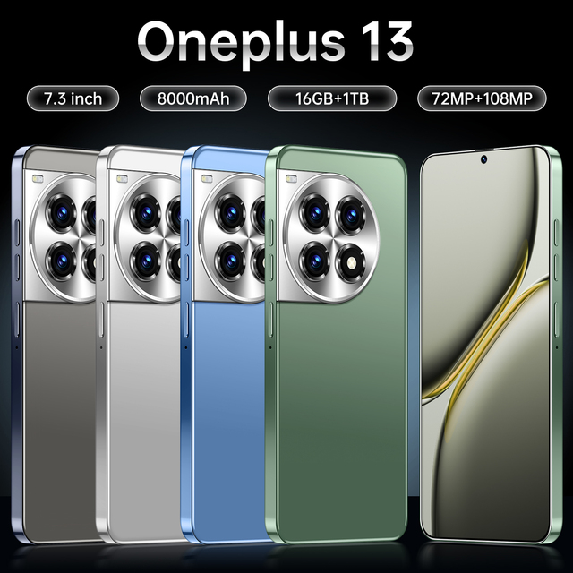 Oneplus13 5g 512g 1t Memory 2sim Phones Smartphone Unlocked Itel oneplus Mobile Phone with Dual Sim Cards