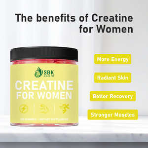 Gomitas de Creatina Monohidrato de la Mejor Calidad, Favorecen el Crecimiento Muscular, Promueven la Elasticidad de la Piel, Suplemento Deportivo Diseñado para Mujeres - Product Image 4