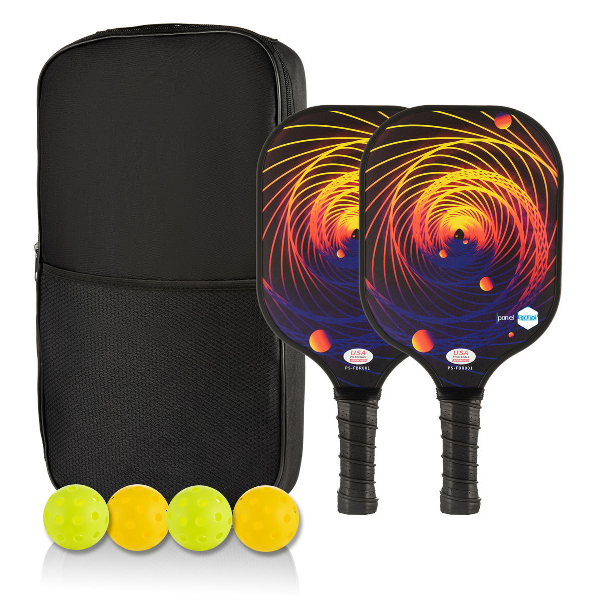 Best-Selling Lightweight Fiberglass Pickleball Racket for Beginners Hot Sports Equipment Customized Gift