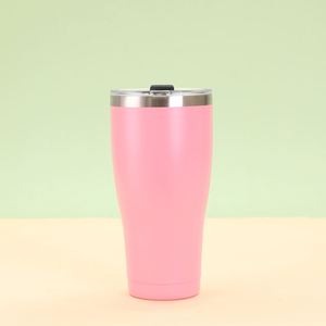 40oz Curved Gradient Tumbler Stainless Steel <b>Double</b> <b>Wall</b> Vacuum Insulated Mug with Lid Reusable Perfect - Product Image 5
