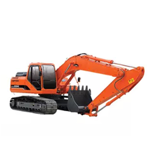 Excavatrice sur chenilles Doosan Dh220lc-7 de 22 tonnes, équipement lourd d'occasion, couleur orange - Product Image 6