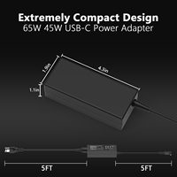 Adaptor daya Universal AC 65W 19V 3,42 A UNTUK Acer Chromebook 11 C740 Netbook 3.0*1.1MM pengisi daya konektor