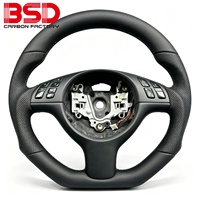 Accessoires intérieurs de voiture en cuir véritable, volant de voiture pour BM-W X5 E53 Z3 E36 E39 E46 M3 M5