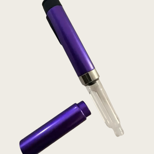 Stylo injecteur réutilisable en métal V2 60UI avec volume de 3 ml, résistant à l'eau et design écologique - Product Image 3