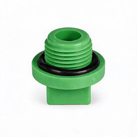 Bouchon fileté mâle-femelle hexagonal JY Brand PPR 4/6 points, raccord de plomberie, embout de tuyau 1 pouce/20 mm sans bande d'étanchéité